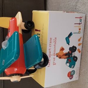 battat NIB Take Apart Crane. Also a Battat plane in excellent used condition